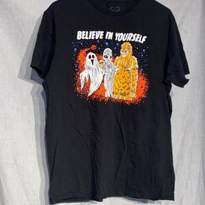 Men's Black Graphic Tee - Believe in Yourself